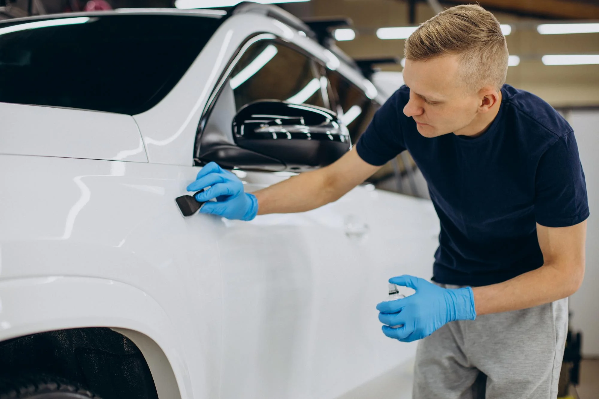Restore clarity before protection or final finish.